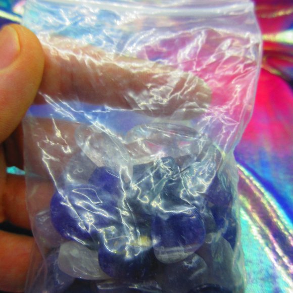 Amethyst Tumbled 3 Ounce Grid Set - Picture 1 of 6